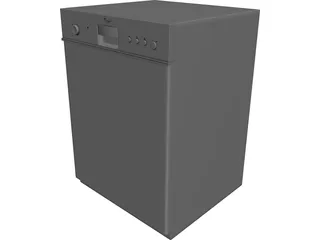 Whirlpool Dish Washer 3D Model