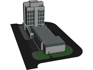 Post Office 3D Model