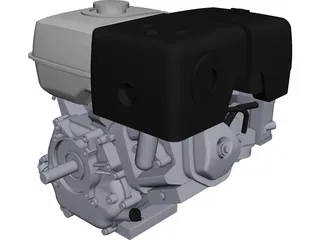 Engine Honda GX340 CAD 3D Model