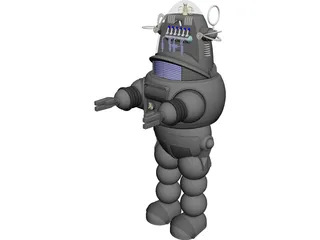 Robby the Robot 3D Model