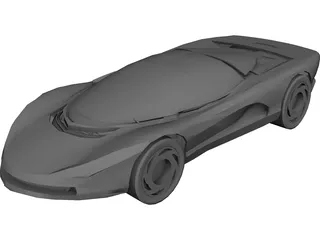 Chevrolet Corvette Indy Concept 3D Model