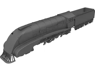 Wedge Locomotive 3D Model