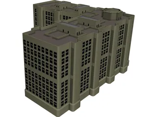 Municipal Building 3D Model