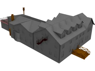 Mansion 3D Model