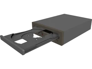 CD-ROM 3D Model