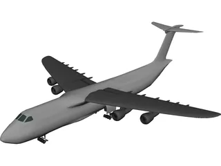 Lockheed C-5 Galaxy 3D Model 3D Preview