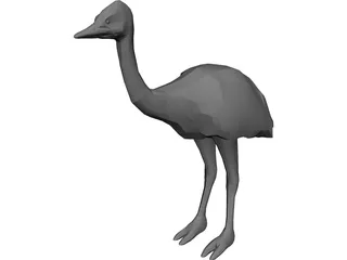 Ostrich 3D Model