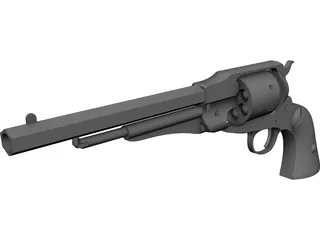 Remington 1858 3D Model