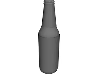 Bottle Beer 3D Model