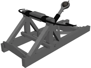 Balista Catapult 3D Model