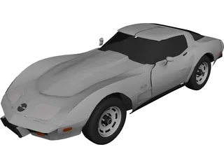 Chevrolet Corvette (1979) 3D Model