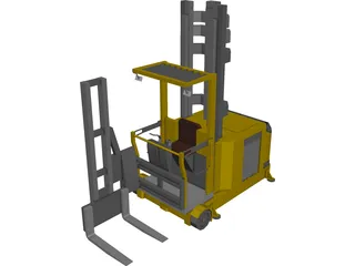 Forklift 3D Model