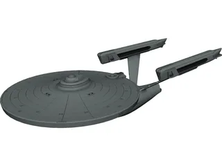 Star Trek Enterprise 3D Model