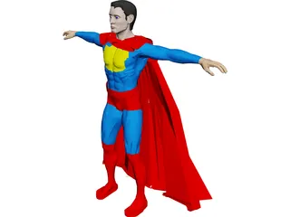 Superman 3D Model 3D Preview