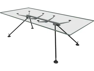 Table Norman Foster 3D Model