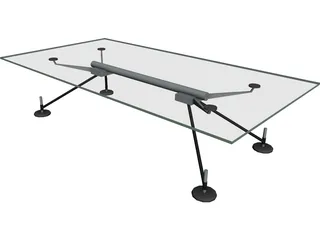 Table Norman Foster Low 3D Model