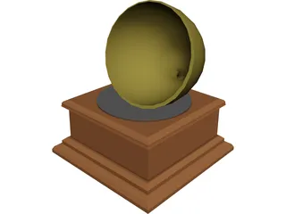 Gramophone 3D Model