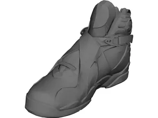 Shoe Men High Top 3D Model