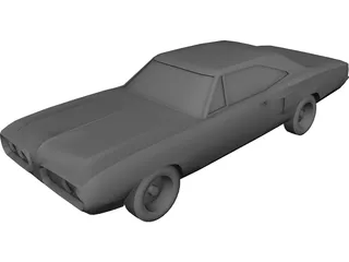 Dodge Coronet (1970) 3D Model