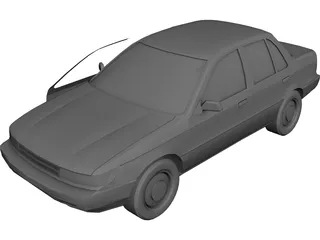 Mitsubishi Mirage (1990) 3D Model