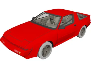 Mitsubishi Conquest (1988) 3D Model