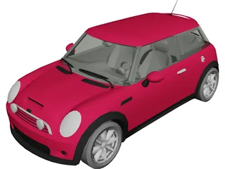 Mini Cooper S (2002) 3D Model