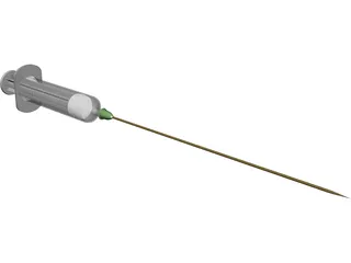 Syringe 3D Model 3D Preview