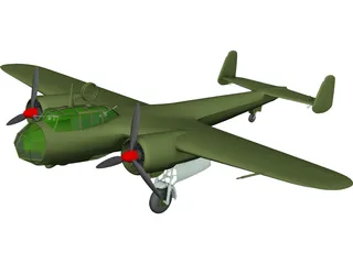 Dornier Do 17Z 3D Model