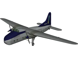 Bristol Freighter Mk 32 3D Model