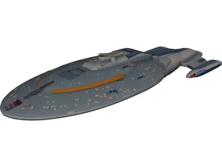 Star Trek Voyager 3D Model