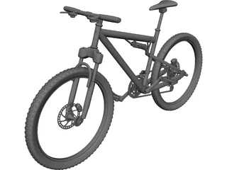 Bike Mountain 3D Model 3D Preview