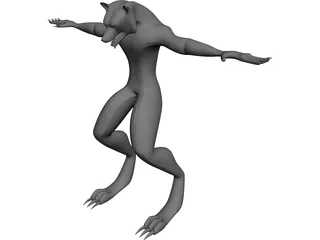 Werewolf 3D Model