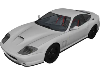 Ferrari 575M Maranello (2002) 3D Model