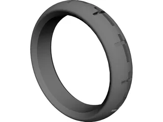 Cross Ring 3D Model