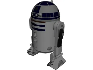 Star Wars R2D2 3D Model