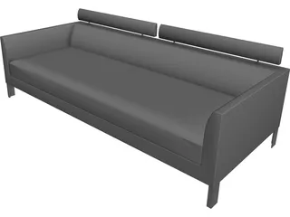 Sofa Axium 3D Model 3D Preview