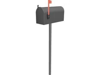 Mail Box USA 3D Model