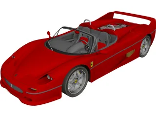 Ferrari F50 (1995) 3D Model