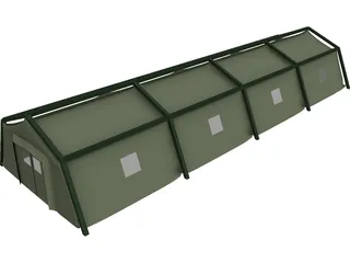 Army Tent 3D Model 3D Preview