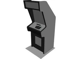 Atari Lunar Lander Arcade Game 3D Model