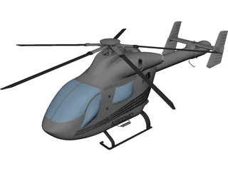 MD-900 Explorer 3D Model