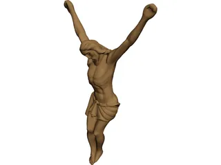 Christ Statue 3D Model