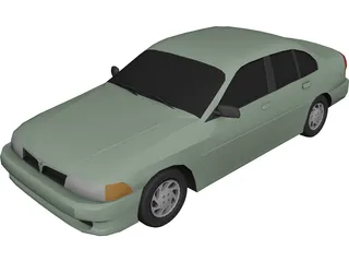 Mitsubishi Mirage 3D Model