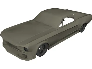 Ford [Shelby] Mustang (1965) 3D Model