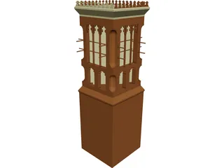 Wind Tower UAE  3D Model