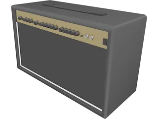 Marshall AMP MG100DFX 3D Model 3D Preview