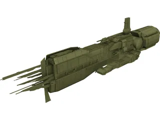 Starship Sulaco 3D Model