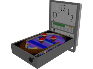 Pinball 3D Model