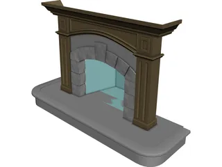 Fireplace 3D Model