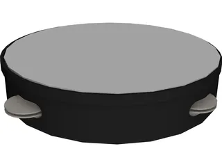 Tamborine 3D Model